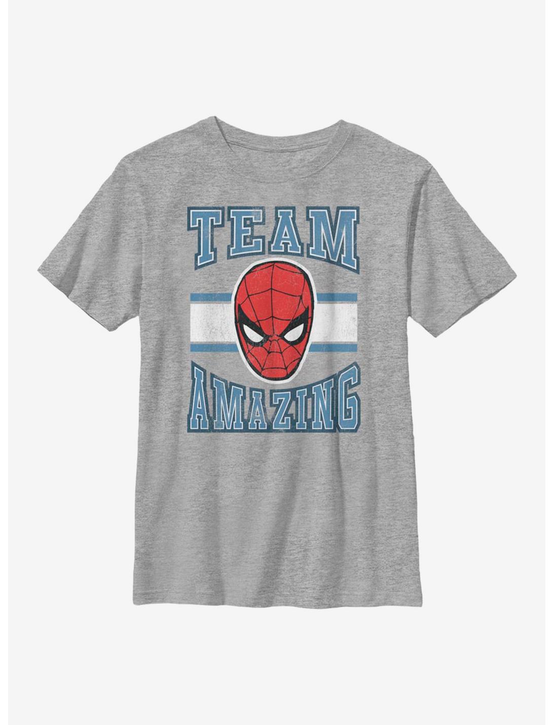 Marvel Spider-Man Team Amazing Youth T-Shirt, ATH HTR, hi-res