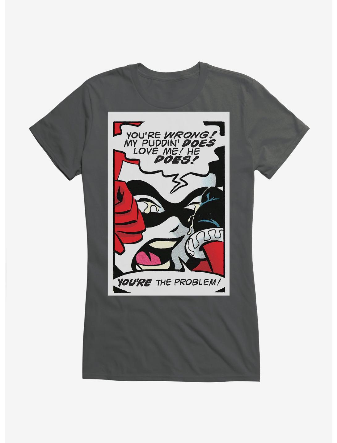 DC Comics Batman Harley Quinn Crying Girls T-Shirt, , hi-res