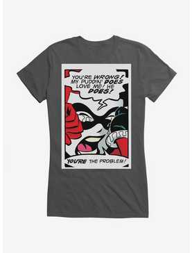 DC Comics Batman Harley Quinn Crying Girls T-Shirt, , hi-res