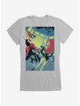 DC Comics Batman Harley Quinn Poison Ivy Girls T-Shirt, HEATHER, hi-res