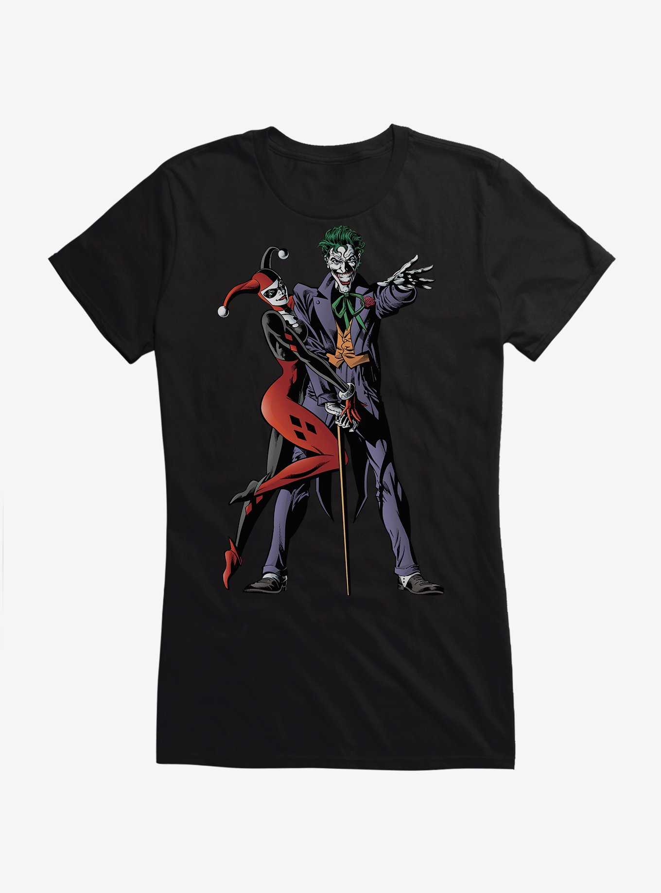 DC Comics Batman Harley Quinn and the Joker Girls T-Shirt, , hi-res