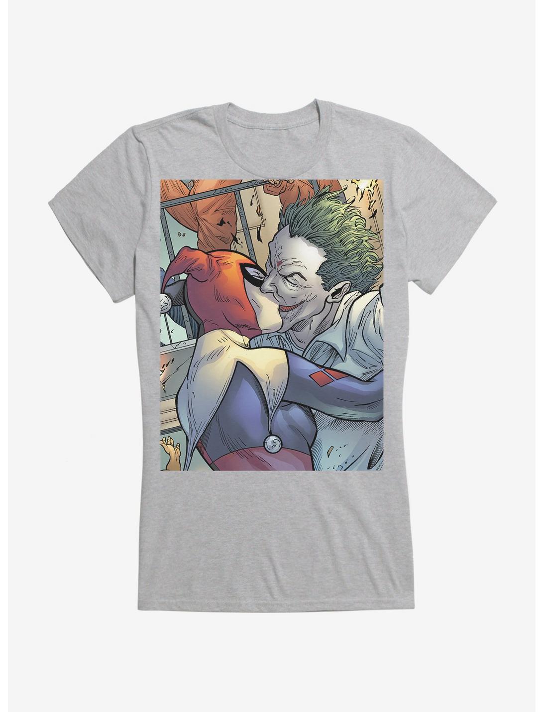 DC Comics Batman The Joker Harley Quinn Kiss Girls T-Shirt, , hi-res