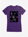 DC Comics Batman Harley Quinn Shadows Girls T-Shirt, PURPLE, hi-res