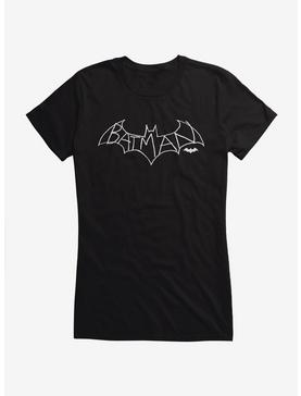 DC Comics Batman Outline Logo Girls T-Shirt, , hi-res