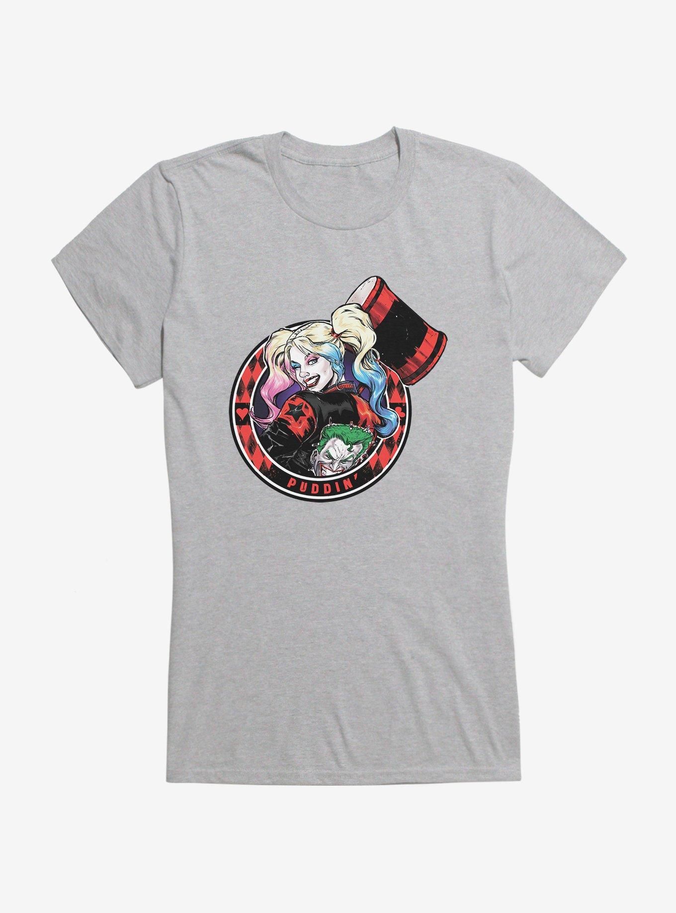DC Comics Batman Harley Quinn Portrait Girls T-Shirt, , hi-res