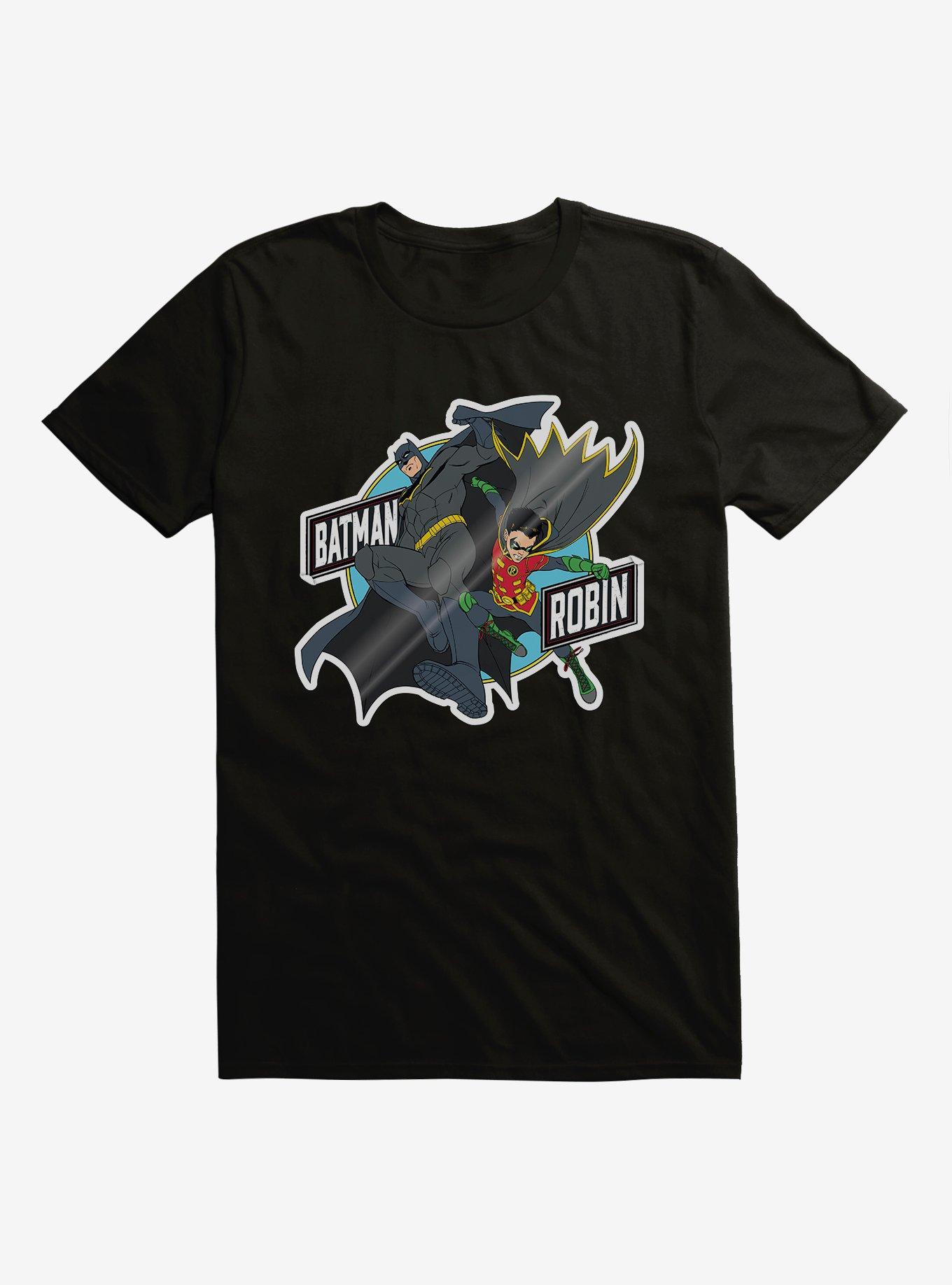 DC Comics Batman and Robin T-Shirt, BLACK, hi-res