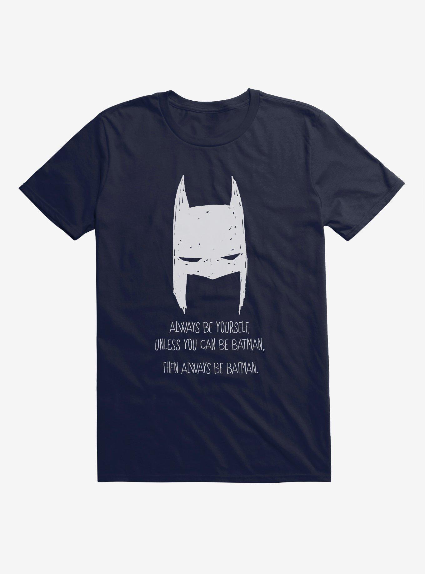 DC Comics Batman Always Be Yourself T-Shirt, NAVY, hi-res