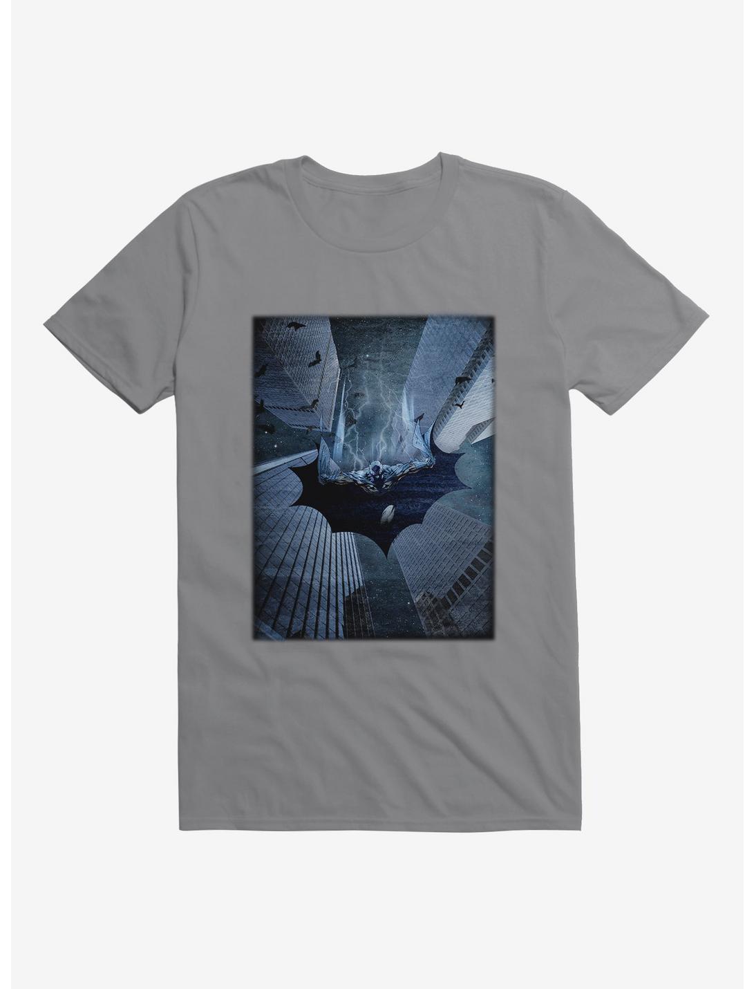DC Comics Batman Buildings T-Shirt, STORM GREY, hi-res