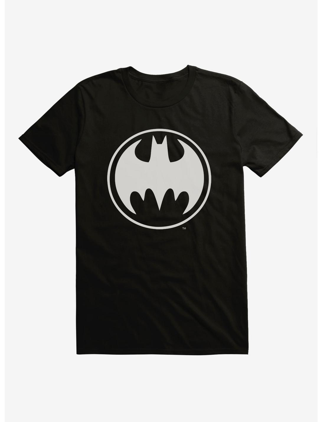 DC Comics Batman Round Logo T-Shirt, BLACK, hi-res