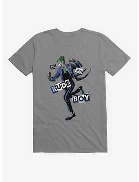 DC Comics Batman Joker Oi Rude Boy T-Shirt, STORM GREY, hi-res