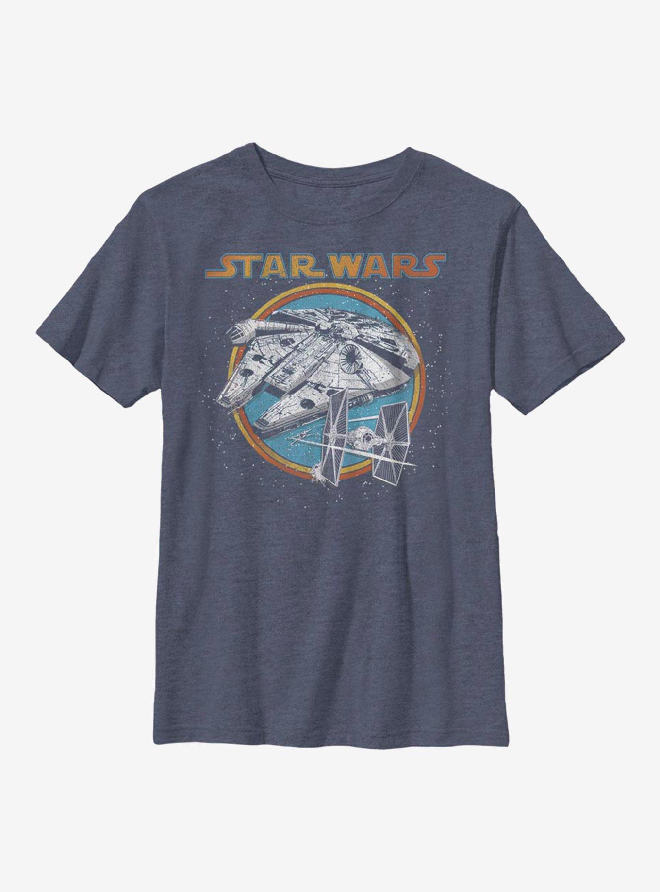 Star Wars Battleship Youth T-Shirt, NAVY HTR, hi-res