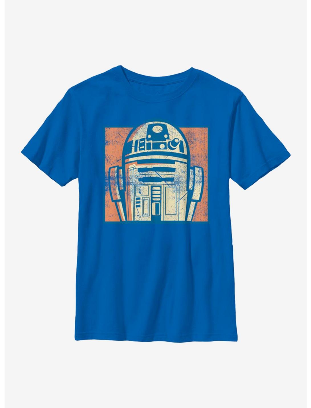 Star Wars R2D2 Youth T-Shirt, ROYAL, hi-res