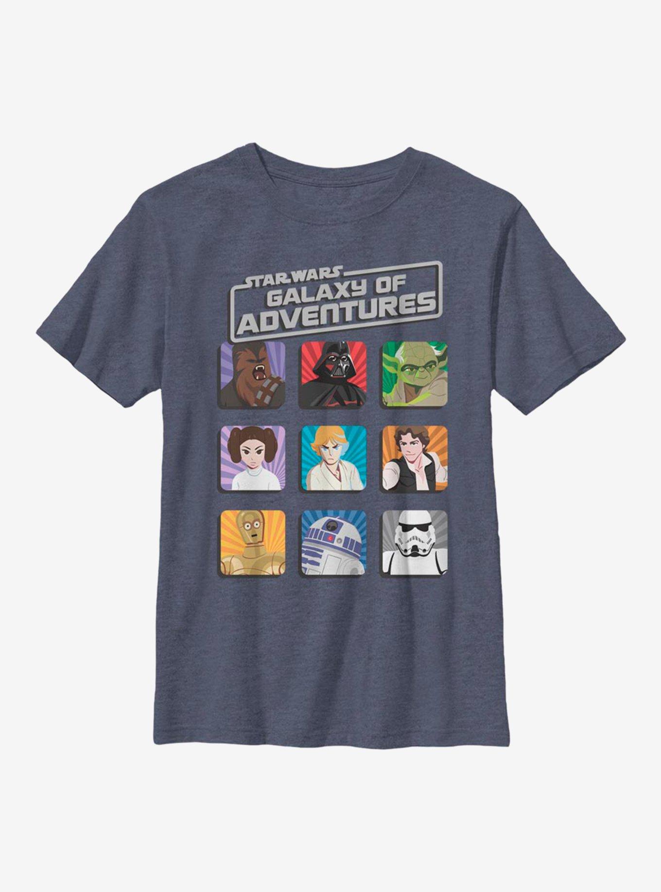 Star Wars Adventure Faces Youth T-Shirt, , hi-res