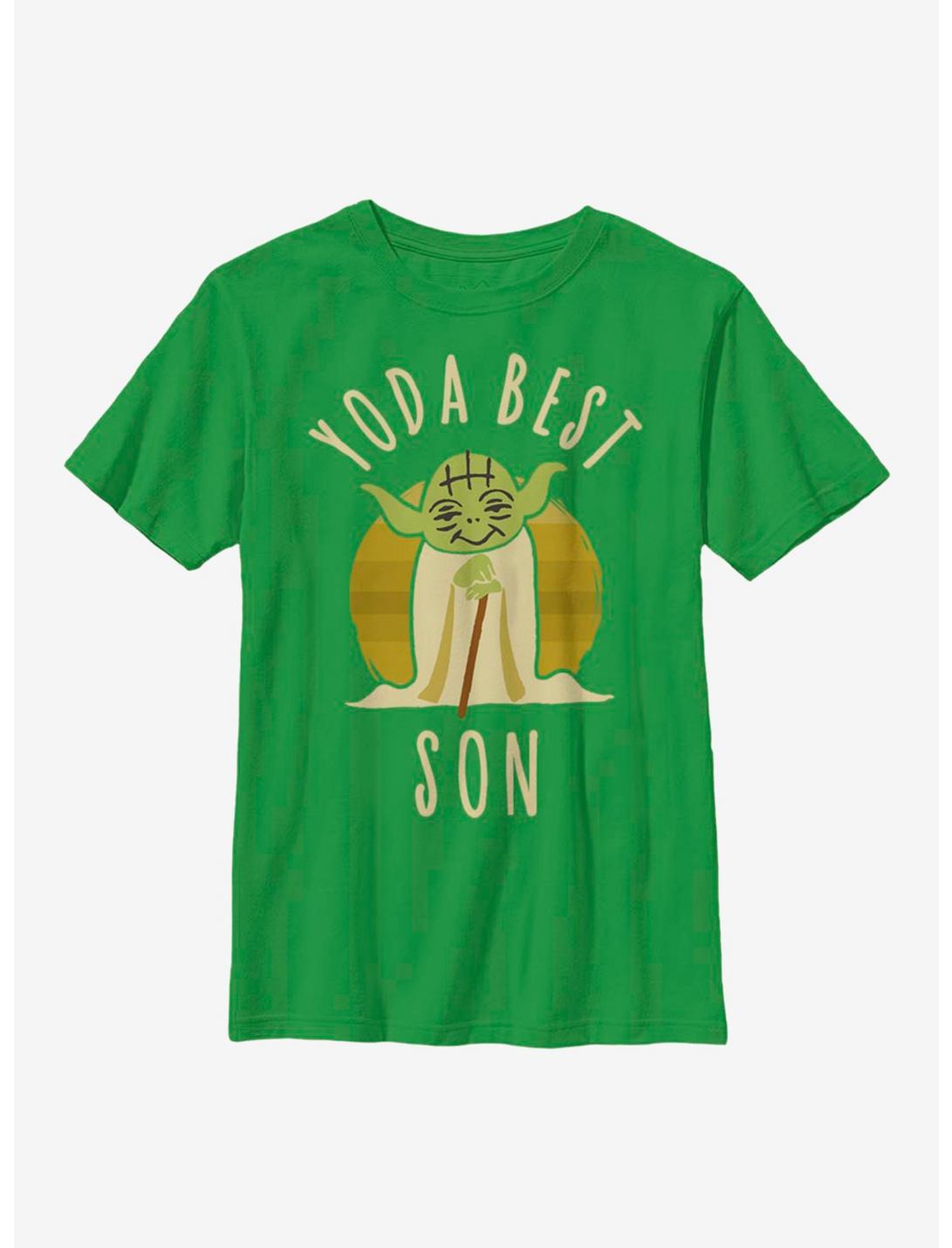 Star Wars Best Son Yoda Says Youth T-Shirt, KELLY, hi-res