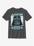 Star Wars Caution Hazard Youth T-Shirt, CHAR HTR, hi-res