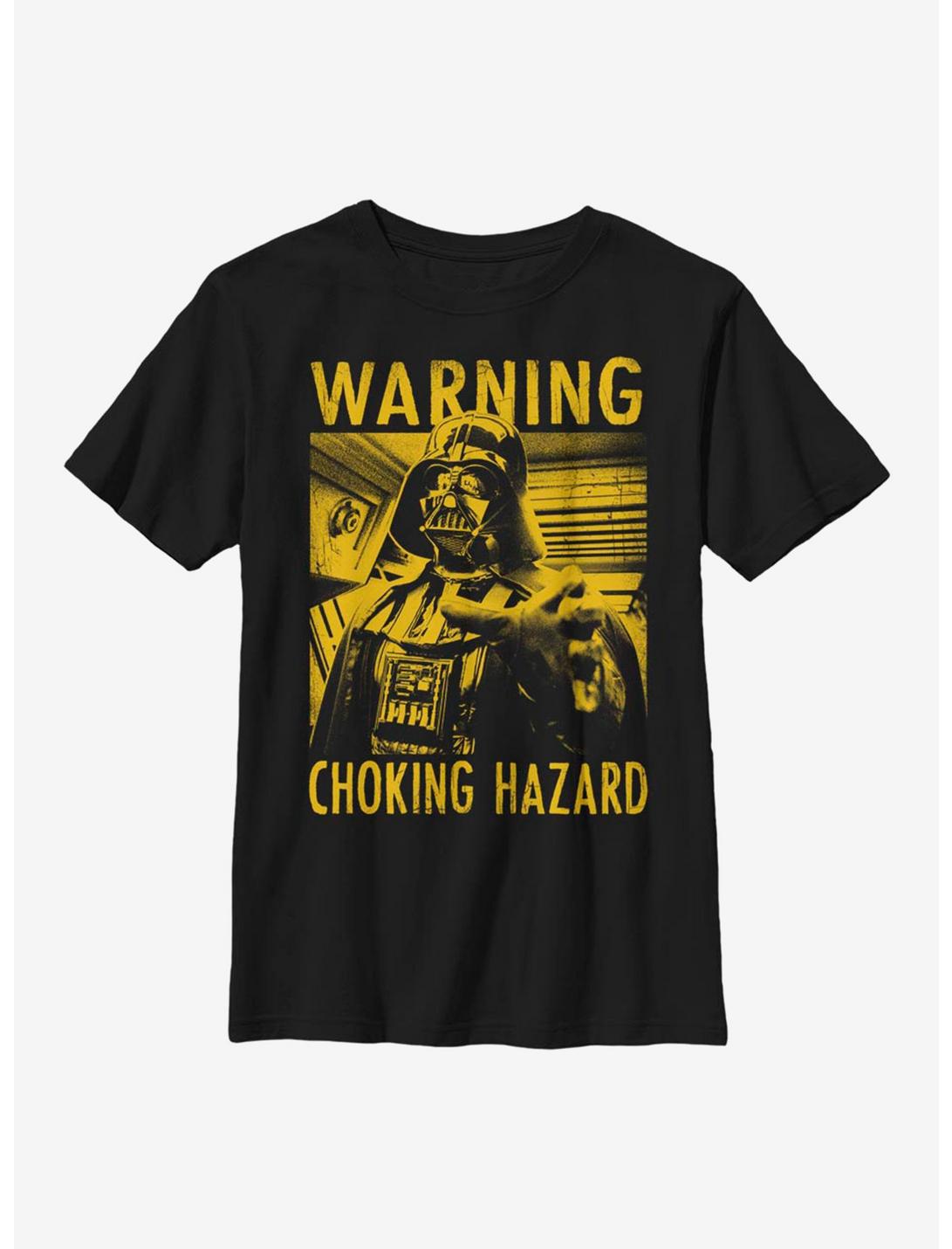 Star Wars Choke Warning Youth T-Shirt, BLACK, hi-res