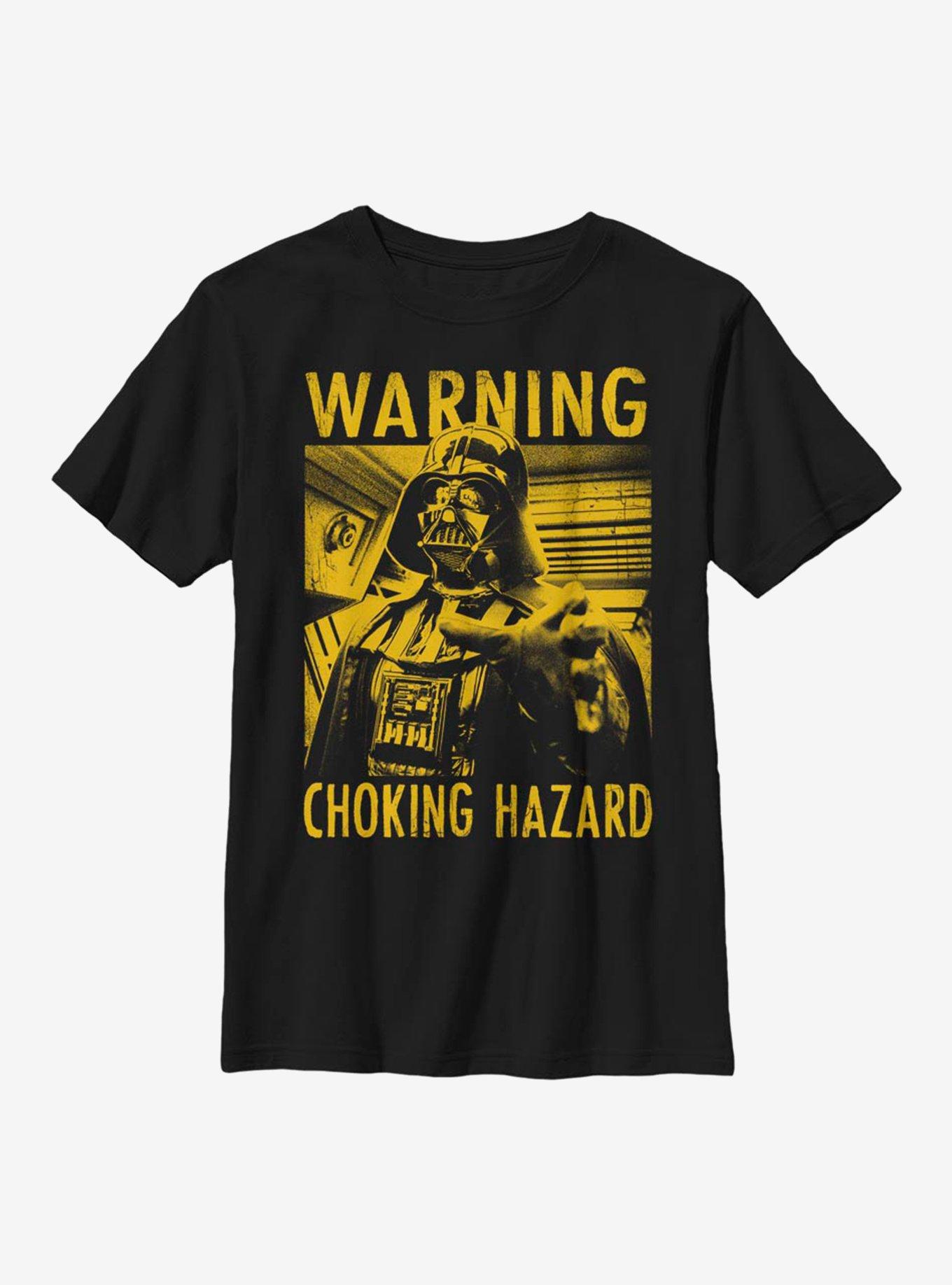 Star Wars Choke Warning Youth T-Shirt, BLACK, hi-res