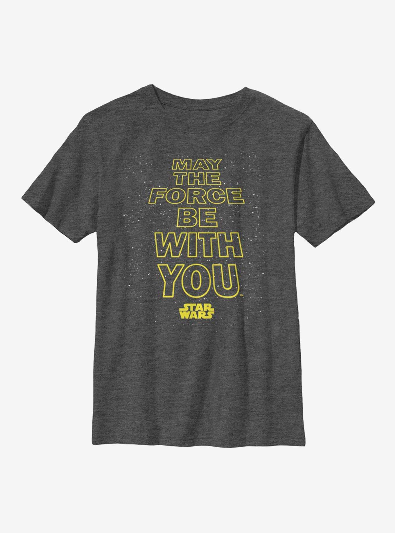 Star Wars May The Force Be With You Youth T-Shirt, , hi-res