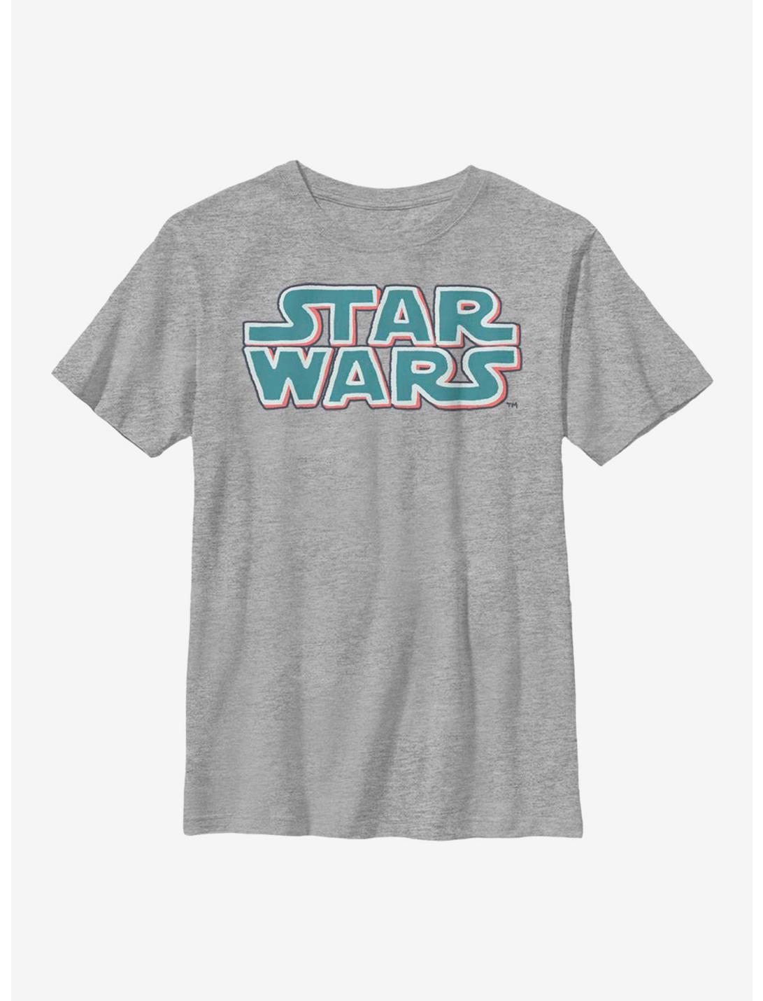 Star Wars Classic Logo Youth T-Shirt, ATH HTR, hi-res