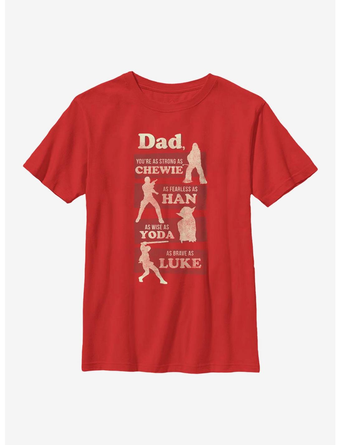 Star Wars Dad Is Youth T-Shirt, RED, hi-res