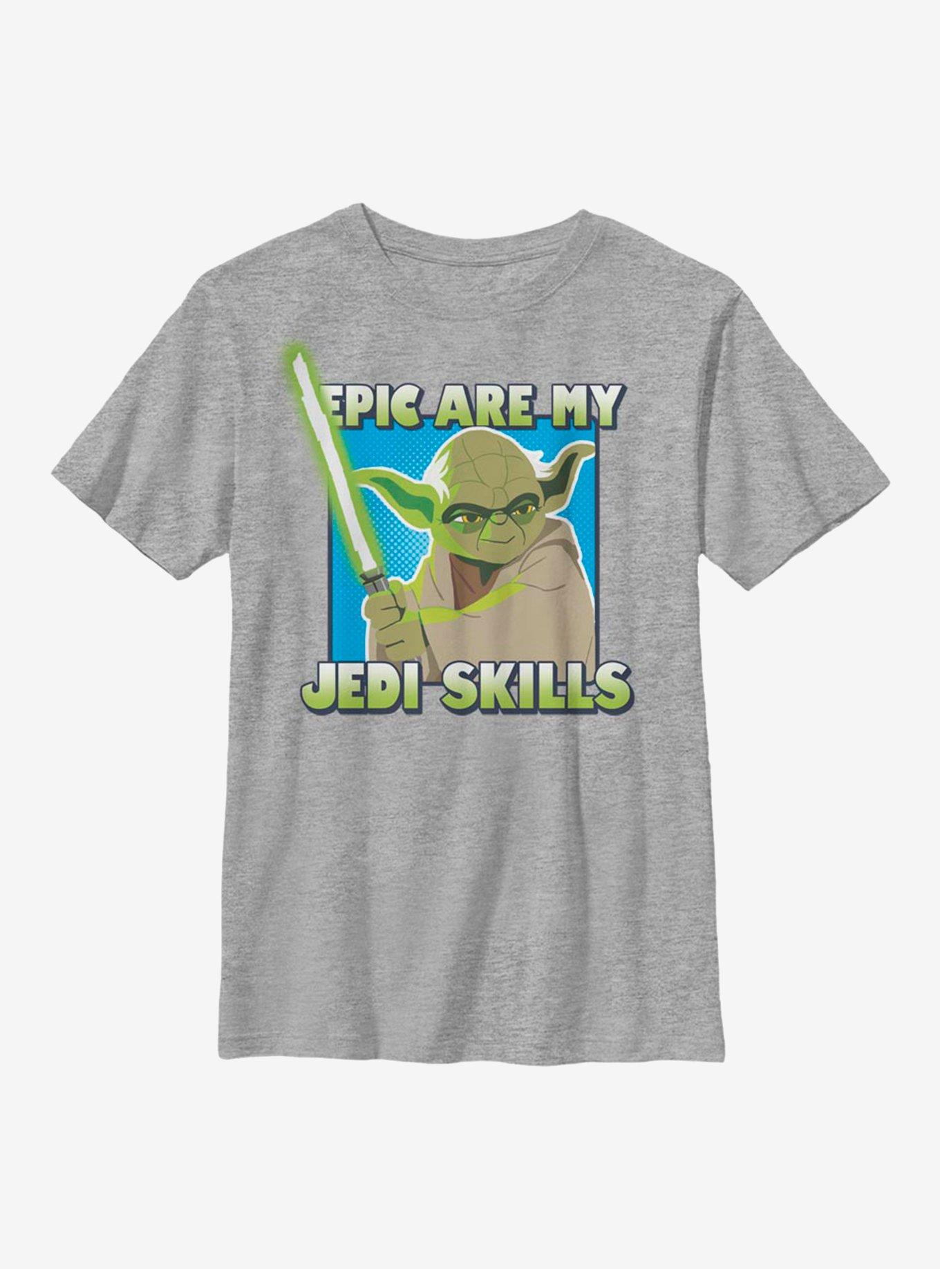 Star Wars Epic Jedi Skills Youth T-Shirt, ATH HTR, hi-res