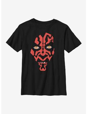 Star Wars Darth Maul Face Youth T-Shirt, , hi-res