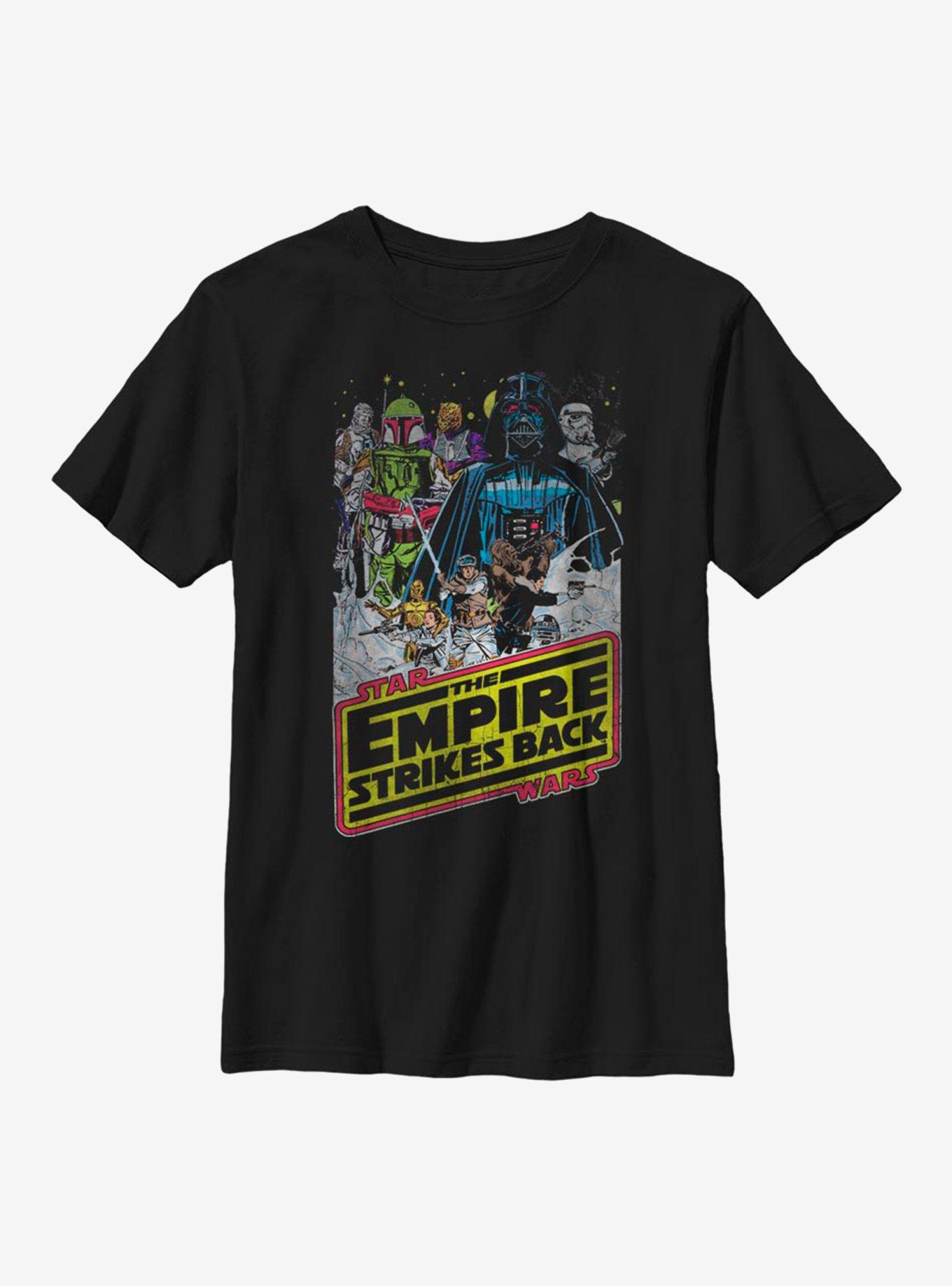 Star Wars The Empire Strikes Back Poster Youth T-Shirt, , hi-res