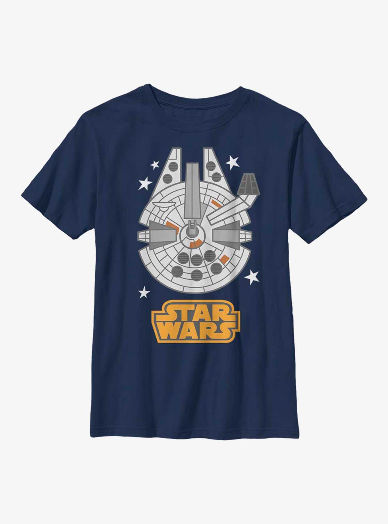 Star Wars Falcon Emoji Youth T-Shirt, , hi-res