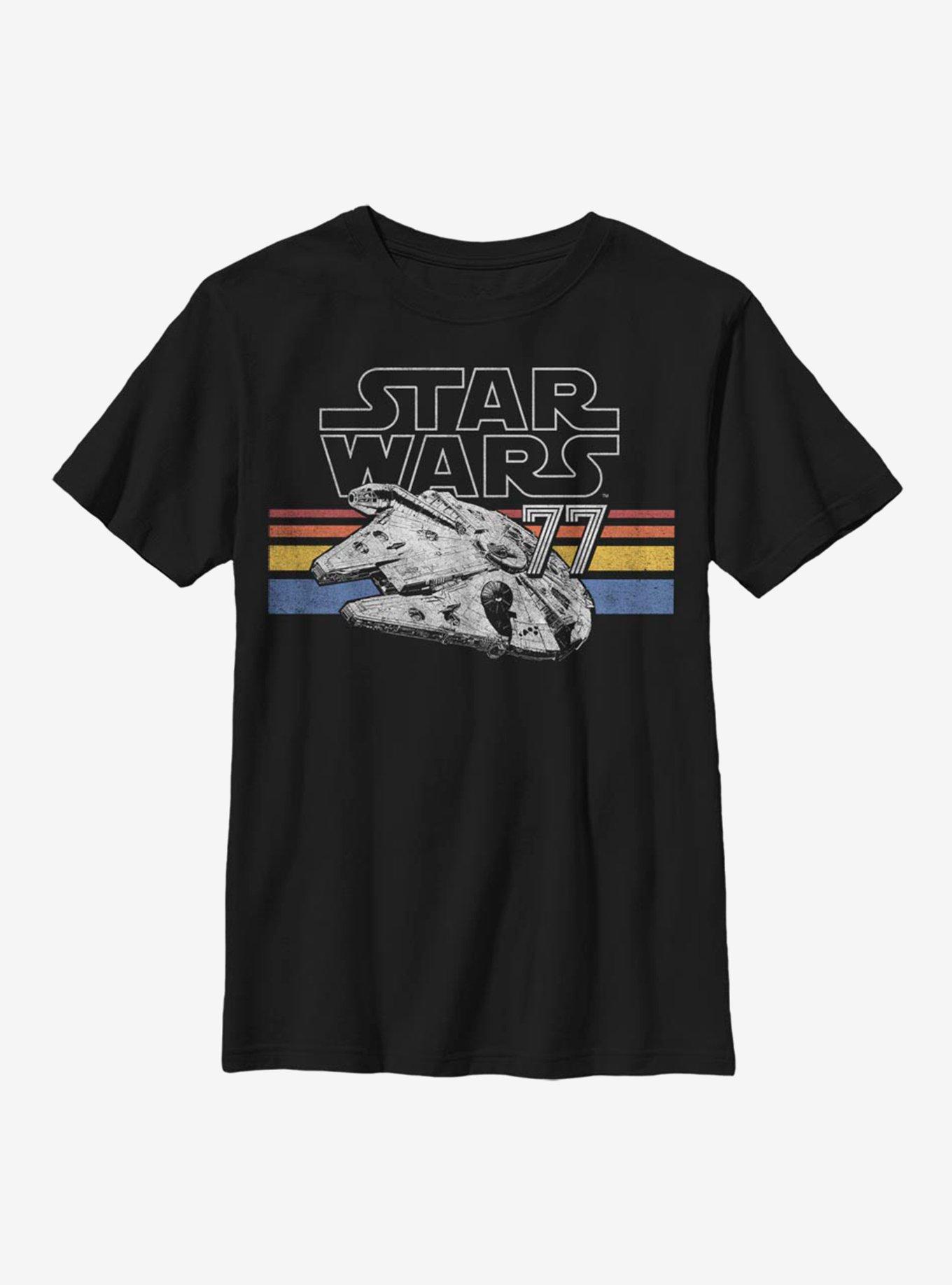 Star Wars Falcon Stripes Youth T-Shirt, , hi-res