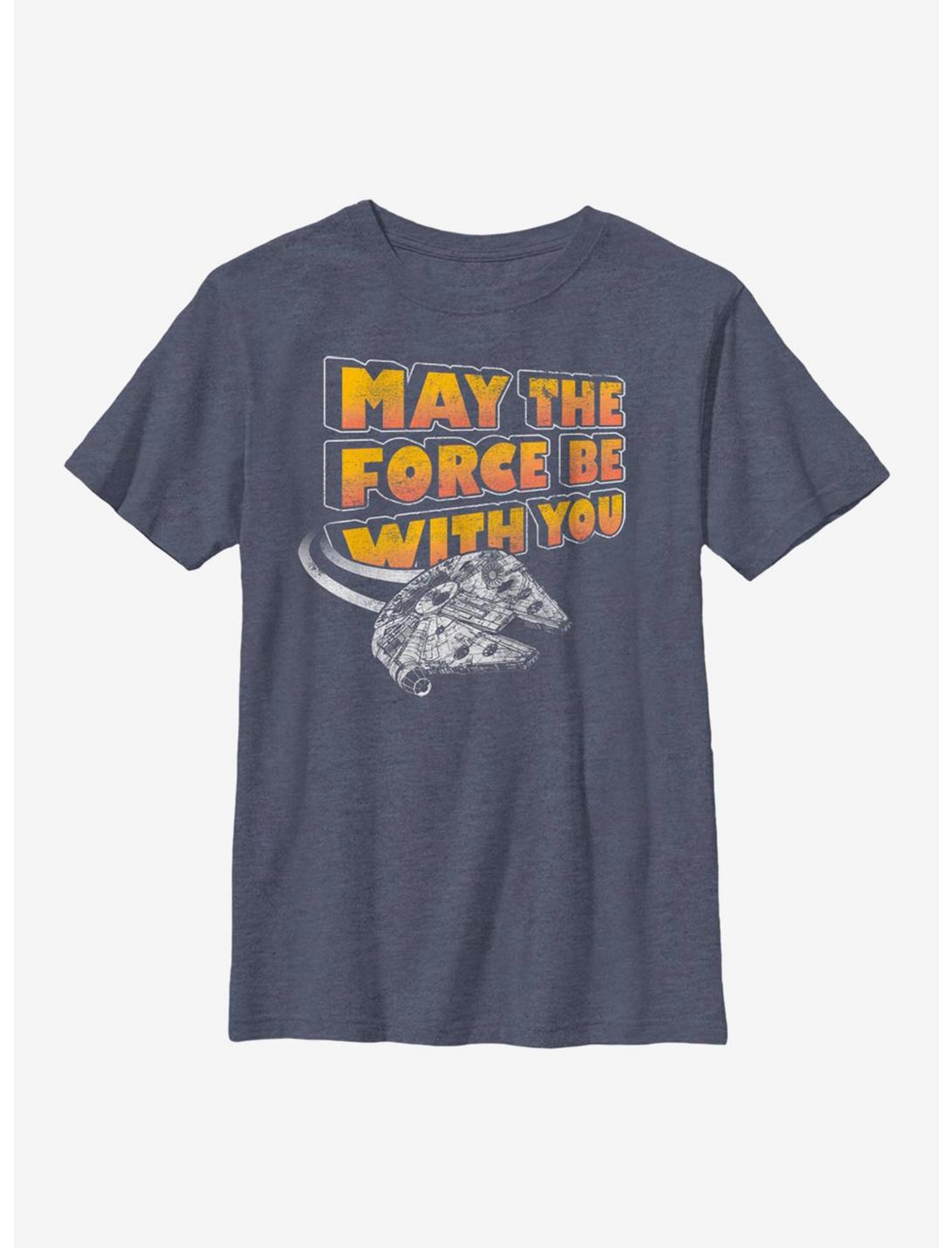Star Wars Force Youth T-Shirt, NAVY HTR, hi-res