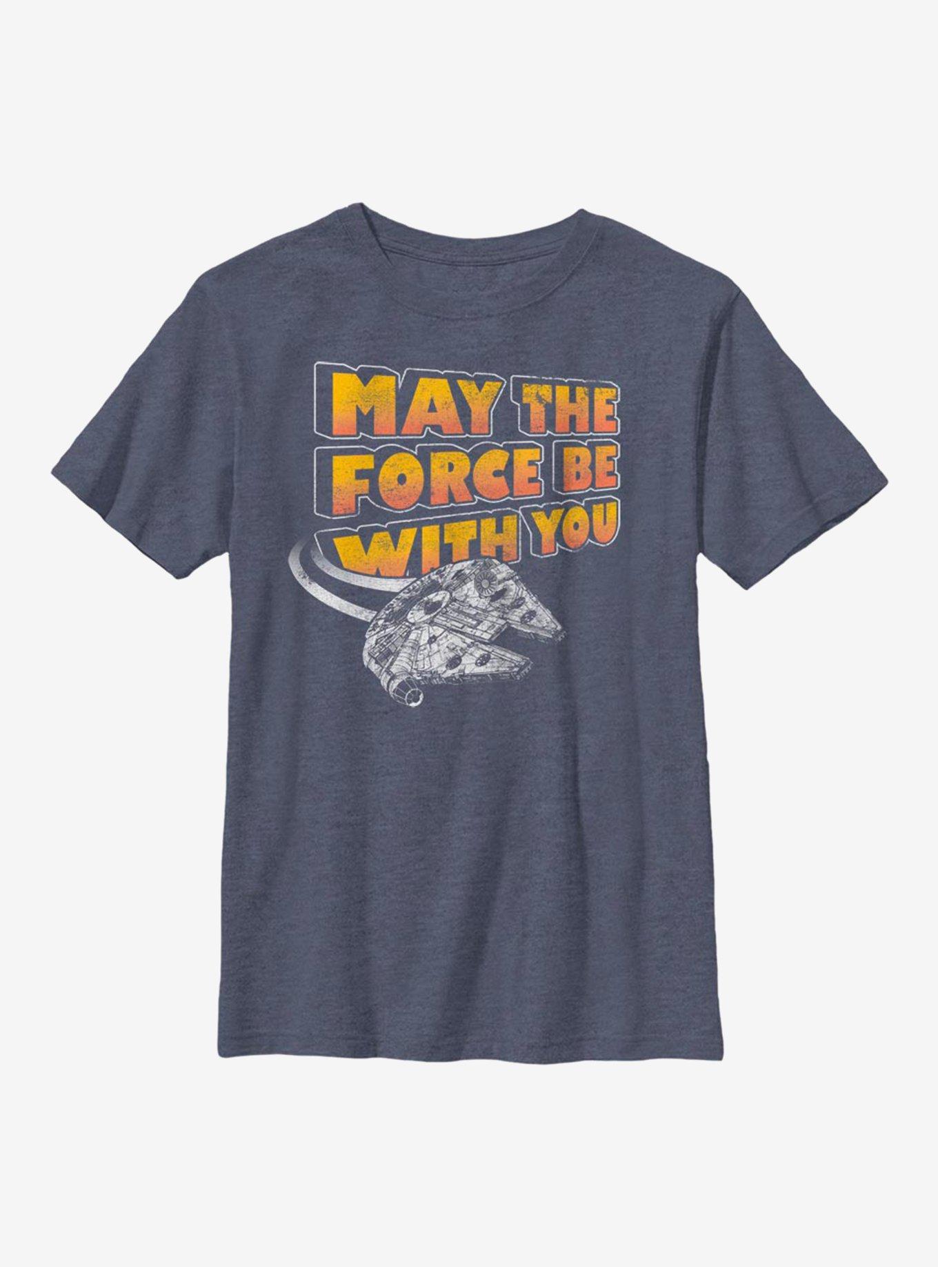 Star Wars Force Youth T-Shirt, NAVY HTR, hi-res