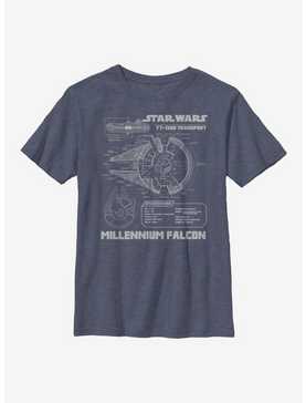 Star Wars Falcon Design Youth T-Shirt, , hi-res
