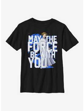 Star Wars Force Stack Leia Youth T-Shirt, , hi-res