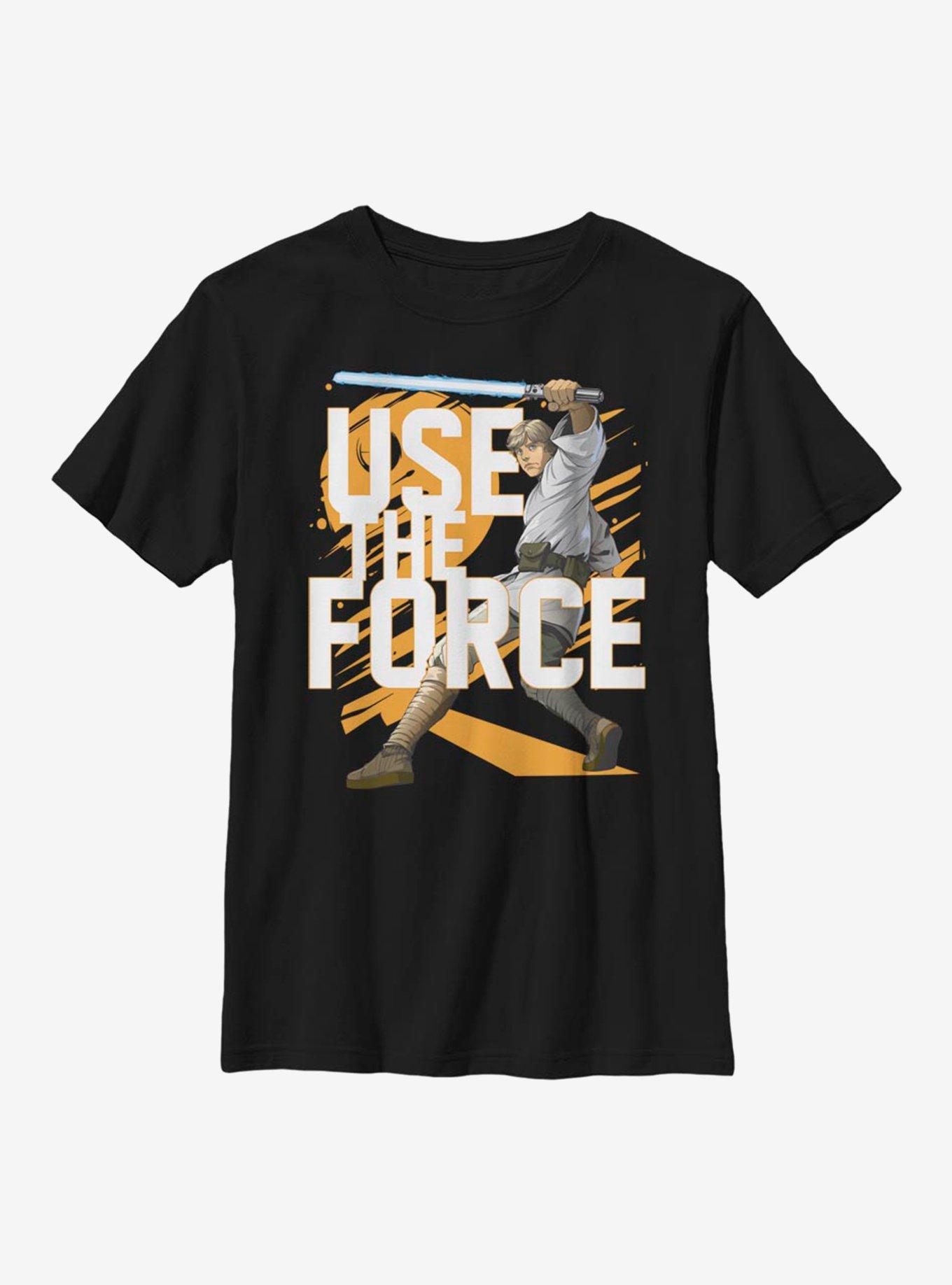 Star Wars Force Stack Luke Youth T-Shirt, , hi-res