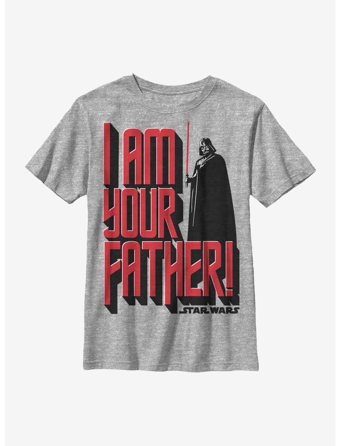 Star Wars Father Figure Youth T-Shirt, ATH HTR, hi-res