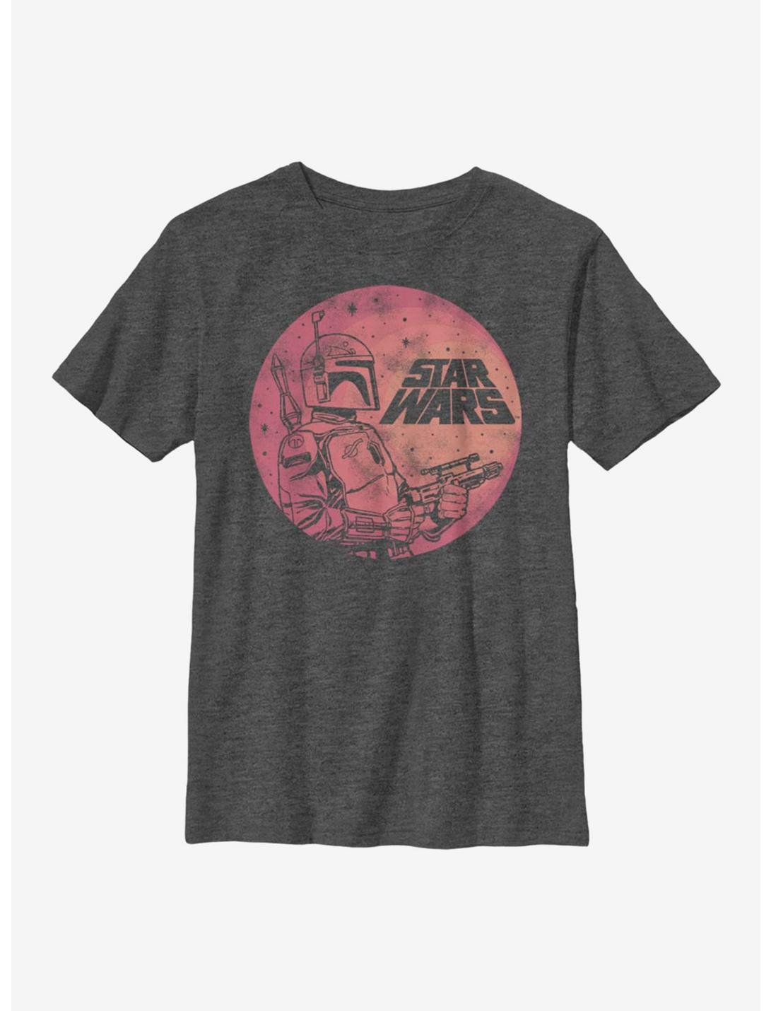Star Wars Fett Up Youth T-Shirt, CHAR HTR, hi-res