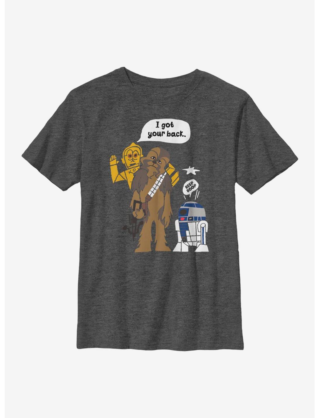 Star Wars Got Your Back Bro Youth T-Shirt, CHAR HTR, hi-res