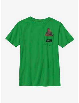 Star Wars Chewie Faux Pocket Youth T-Shirt, , hi-res