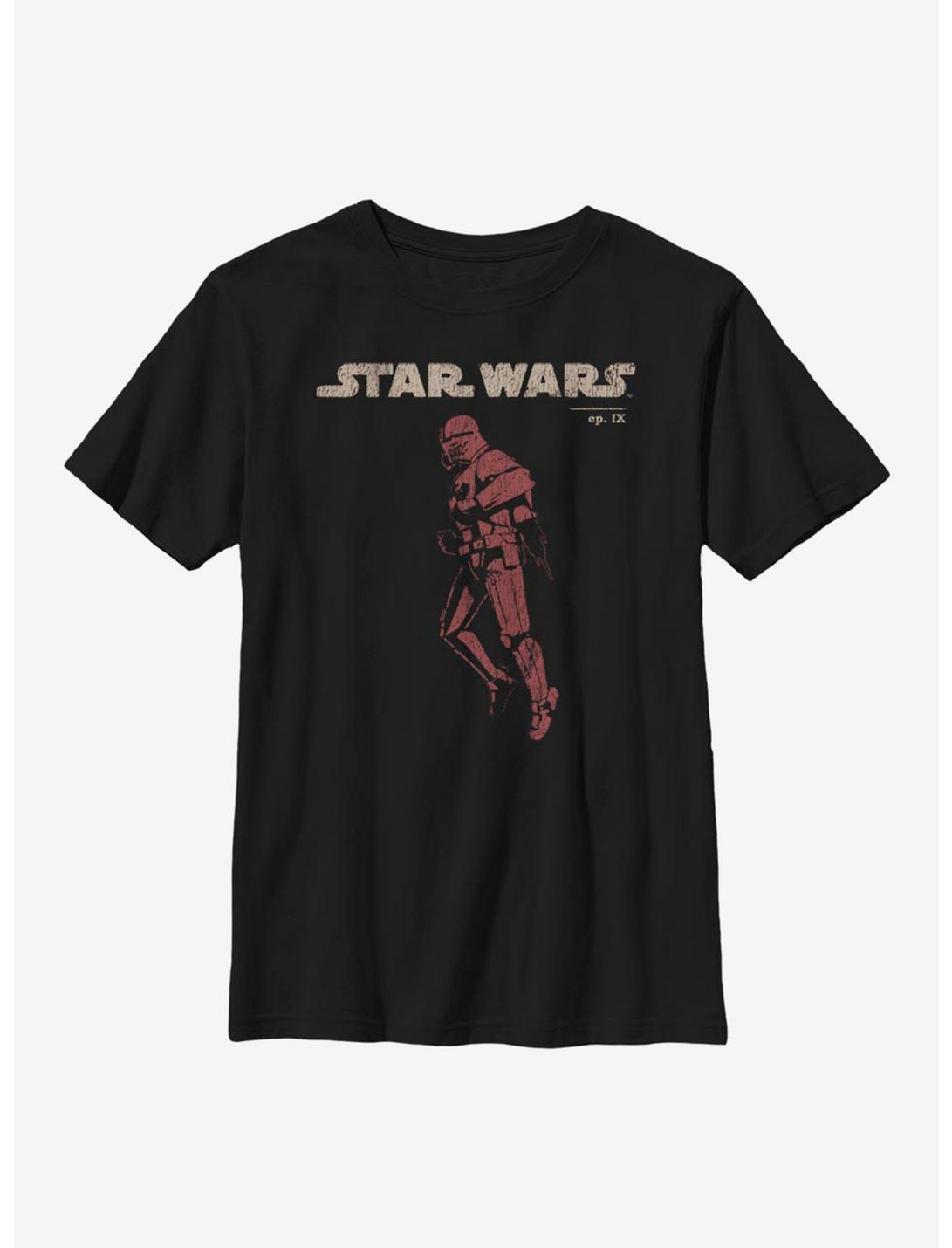 Star Wars Episode IX The Rise Of Skywalker Jet Red Youth T-Shirt, BLACK, hi-res