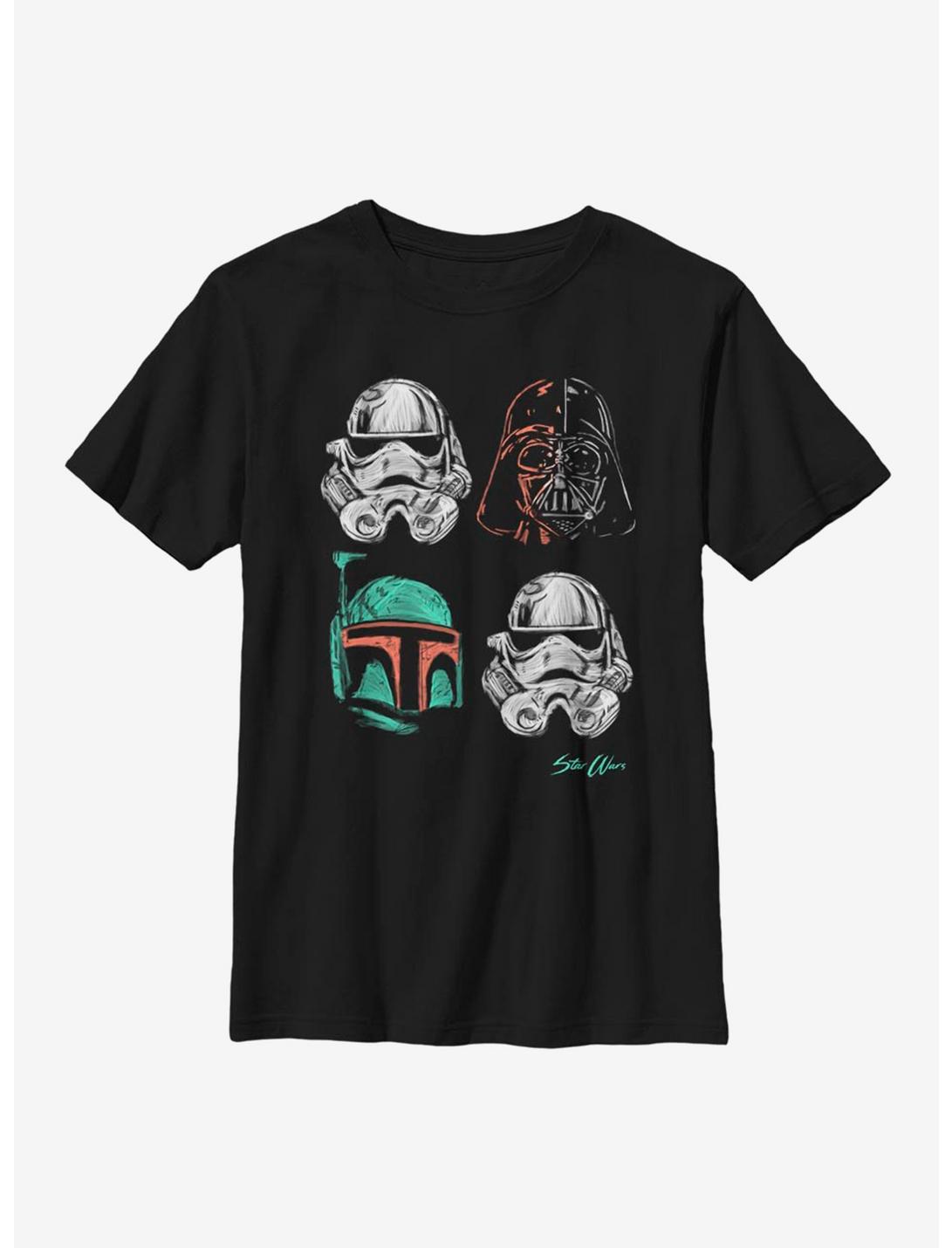 Star Wars Marker Baddies Youth T-Shirt, BLACK, hi-res