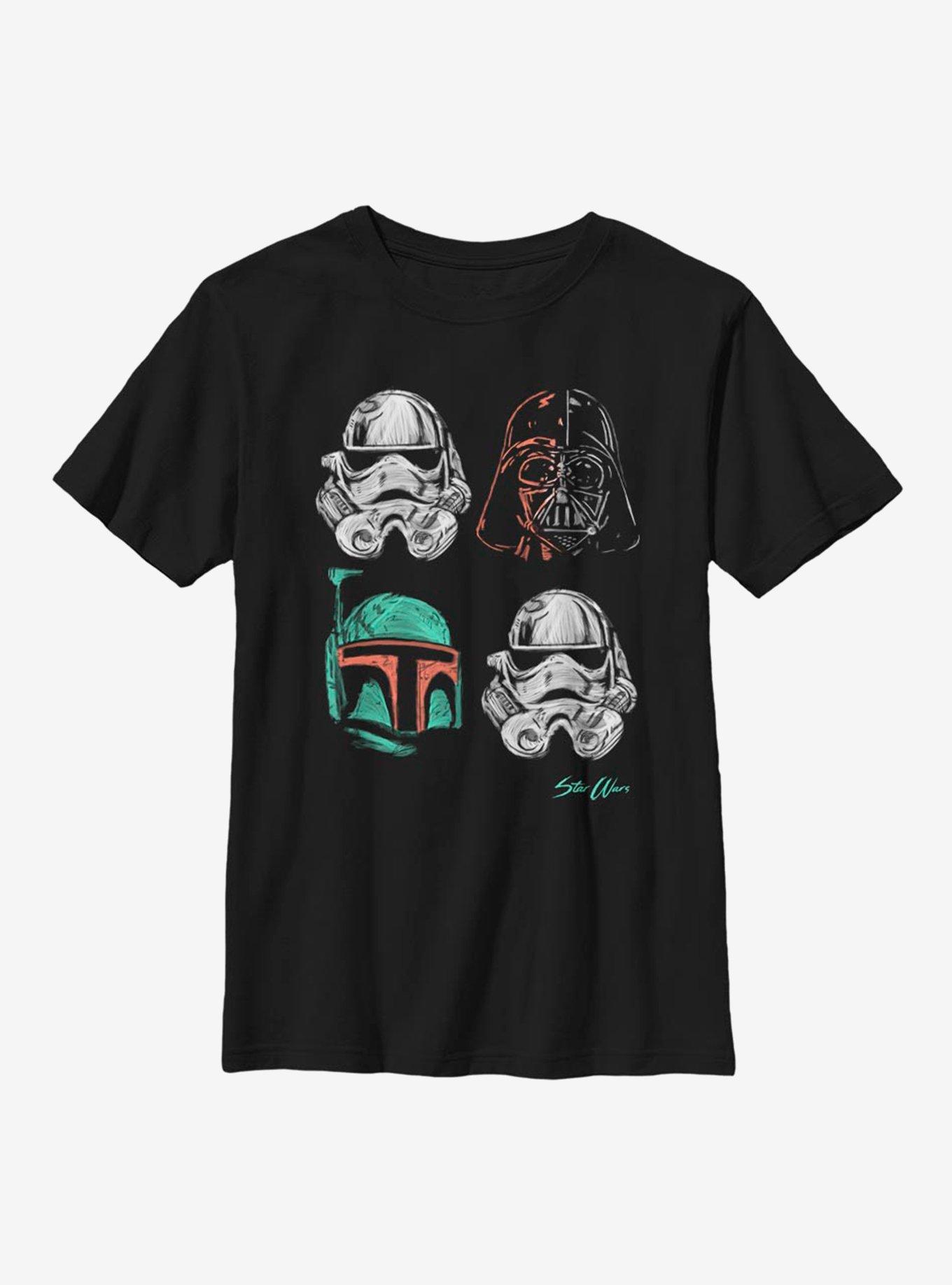 Star Wars Marker Baddies Youth T-Shirt, BLACK, hi-res