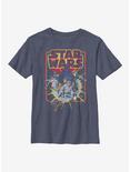 Star Wars Old School Comic Youth T-Shirt, NAVY HTR, hi-res