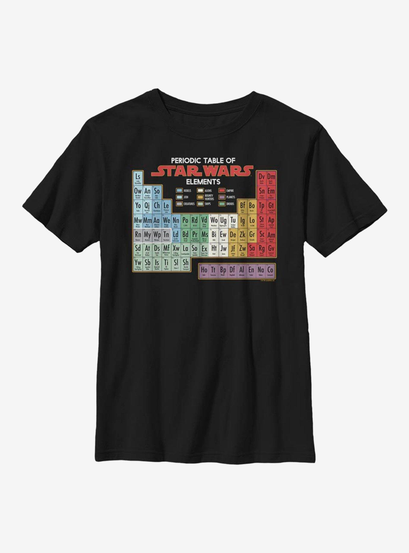 Star Wars Periodically Youth T-Shirt, BLACK, hi-res