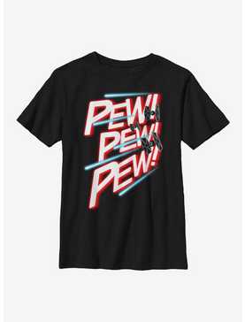 Star Wars Pew Pew Pew Youth T-Shirt, , hi-res