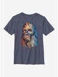 Star Wars Poly Chewie Youth T-Shirt, NAVY HTR, hi-res