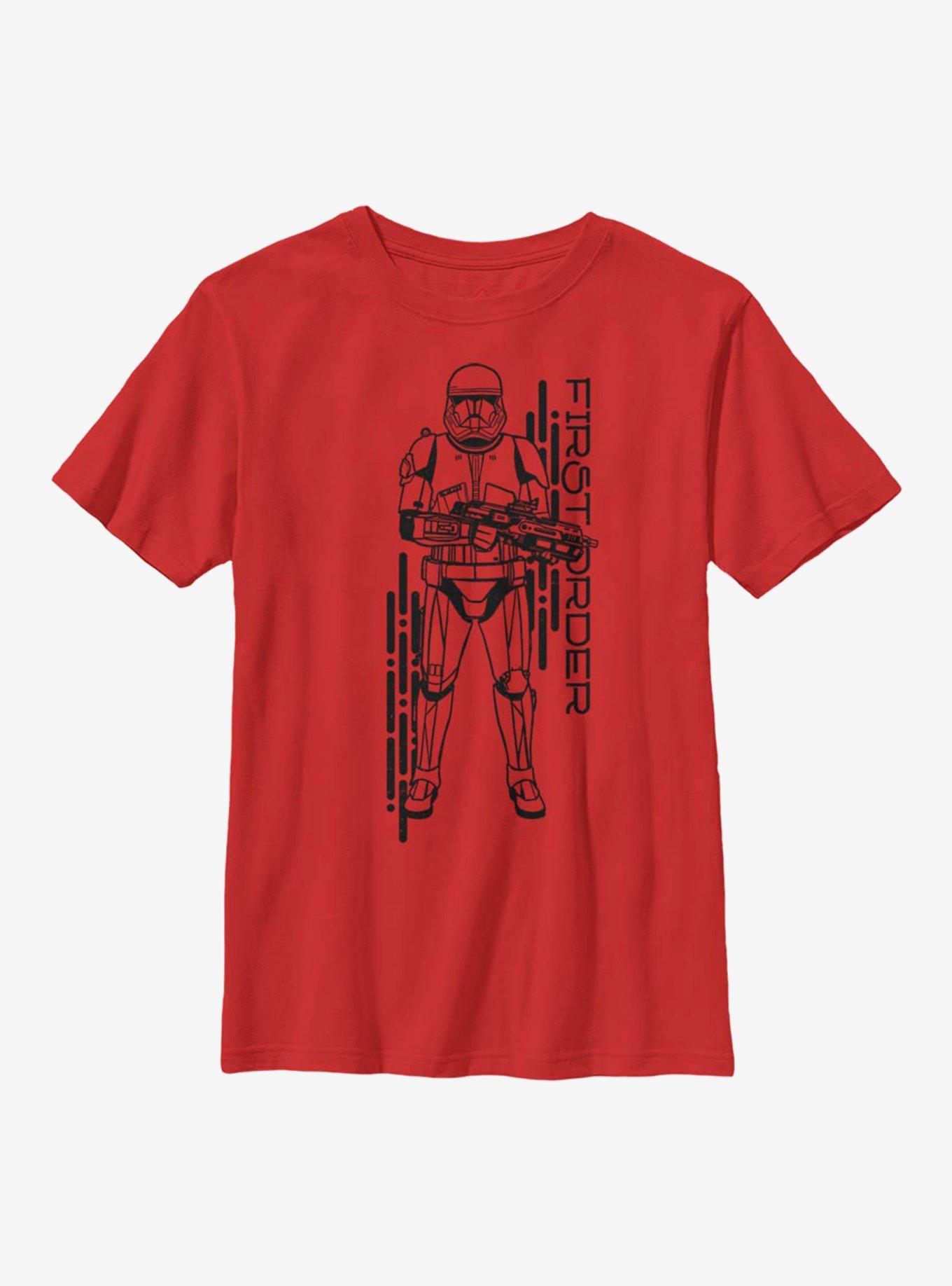 Star Wars Episode IX The Rise Of Skywalker Project Red Youth T-Shirt, , hi-res