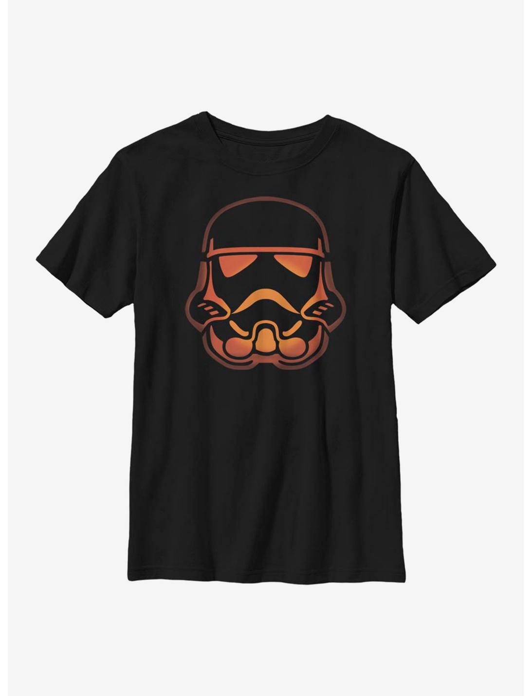 Star Wars Pumpkin Trooper Youth T-Shirt, BLACK, hi-res