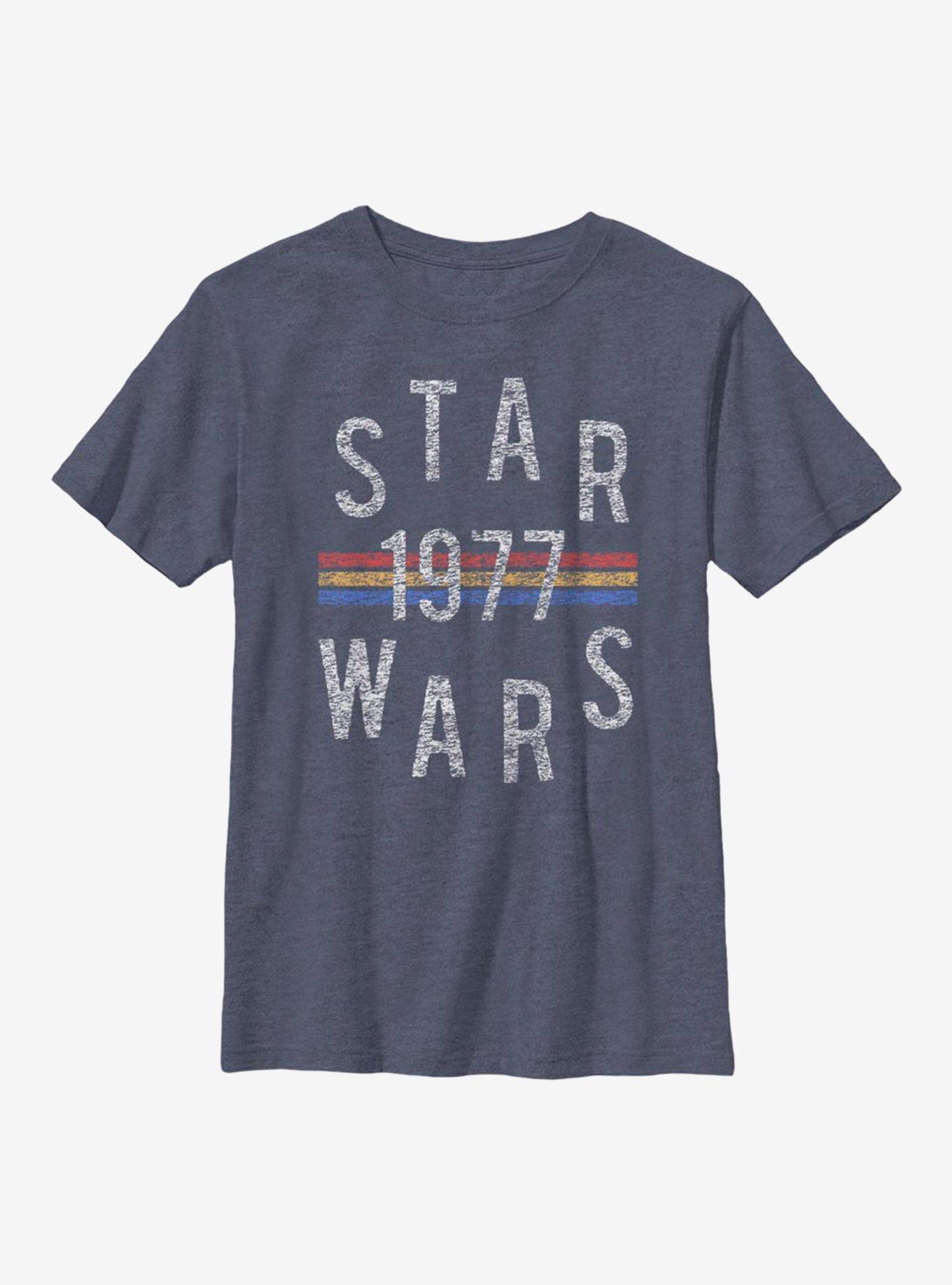 Star Wars Retro Staggered Youth T-Shirt, , hi-res