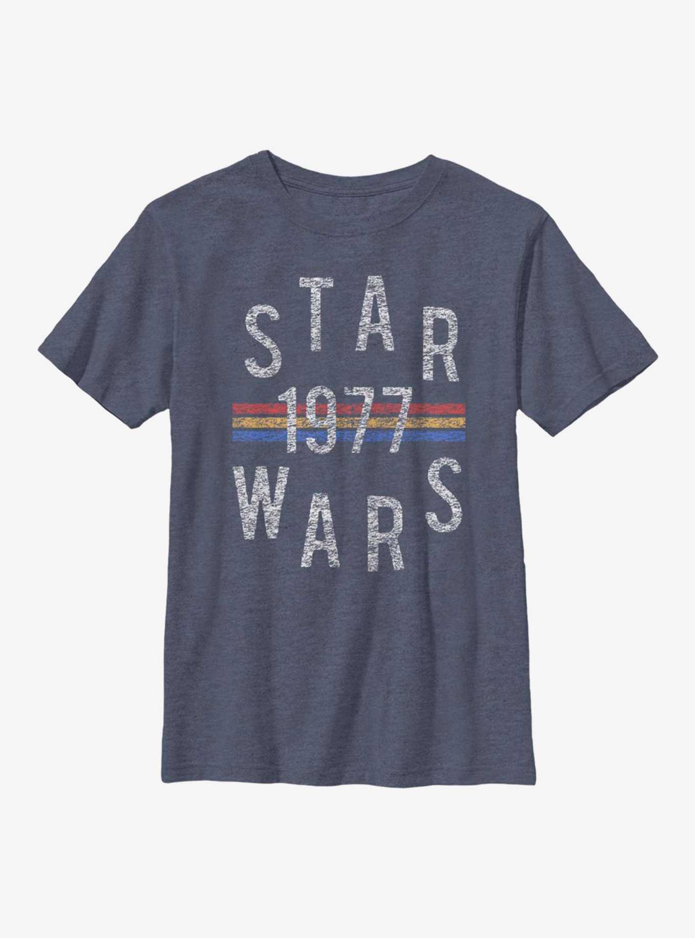 Star Wars Retro Staggered Youth T-Shirt, , hi-res