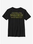 Star Wars Simplified Youth T-Shirt, BLACK, hi-res